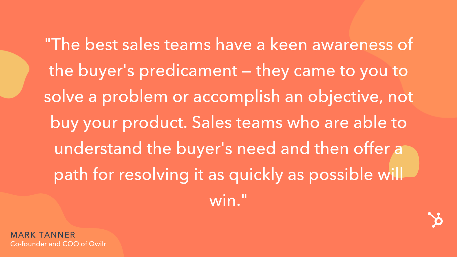 mark tanner quote on the future of sales